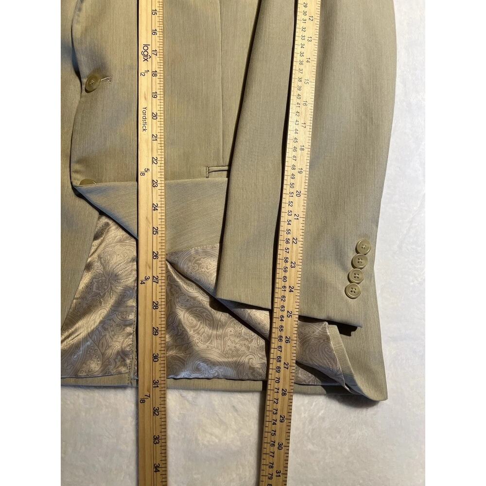 Chaps 44R Beige Light Tan Casual Blazer Sport Coat Jacket - Picture 13 of 15